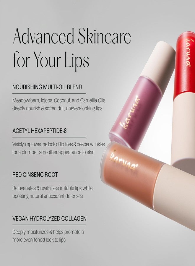 Karuna Skin - Tinted Lip Oil, Soothing & Moisturizing Lip Products with Peptides, Antioxidants, Hydrating Flattering Vegan Lip Tint (Soar) - Image 4
